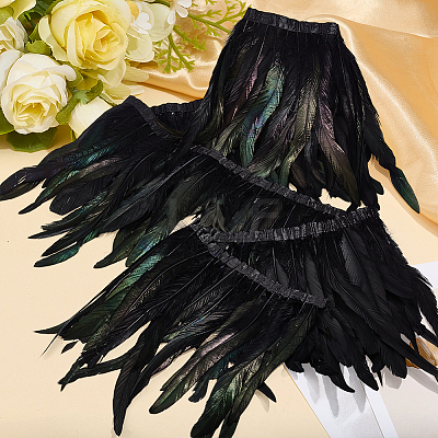 Fashion Feather Cloth Strand Costume Accessories DIY-WH0308-838-1