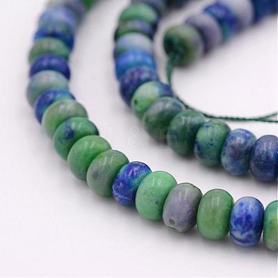 Natural Imperial Jasper Beads Strands G-F473-05B-6x4mm-1