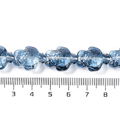 Transparent Glass Enamel Beads Strands GLAA-B021-06I-1