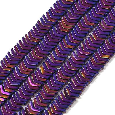 Electroplate Non-magnetic Synthetic Hematite Bead Strands G-F300-19-04-1