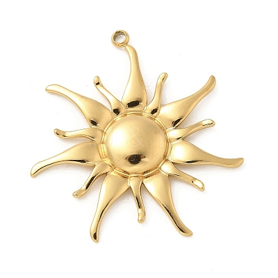 304 Stainless Steel Pendants STAS-I322-01G-02-1