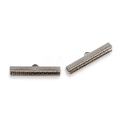 Iron Ribbon Crimp Ends E184Y-1