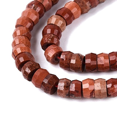 Natural Red Jasper Beads Strands G-Q606-46A-11-1
