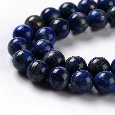 Natural Lapis Lazuli Beads Strands X-G-G423-8mm-A-1