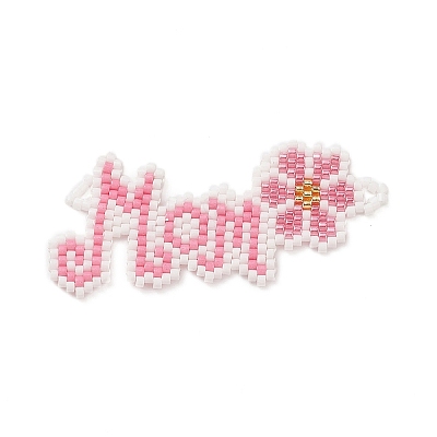 Handmade Loom Pattern MIYUKI Seed Beads PALLOY-MZ00050-01-1