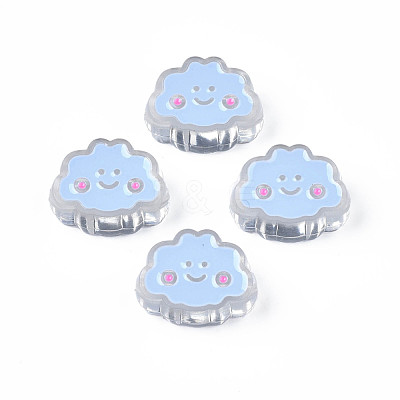 Transparent Acrylic Beads ACRC-S039-01-1