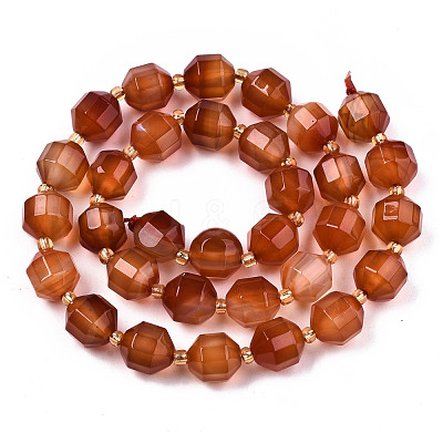 Natural Agate Beads Strands G-T131-82B-13-1