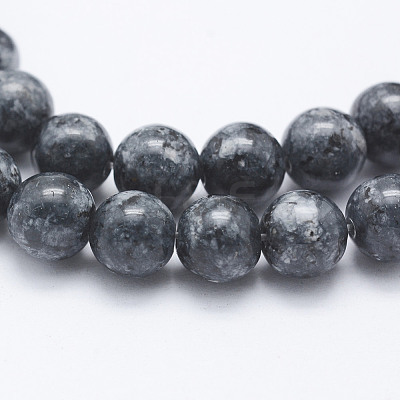 Natural Dyed Sesame Jasper Beads Strands G-E443-A08-1
