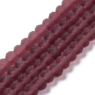 Transparent Glass Beads Strands EGLA-A044-T2mm-MD13-1