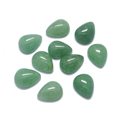 Natural Green Aventurine Cabochons G-O175-22-09-1