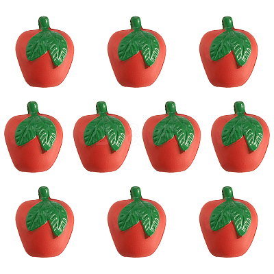 10Pcs Plastic Apple Toy KY-CA0001-55-1