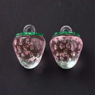 Transparent Acrylic Pendants OACR-C003-02B-1