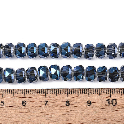Electroplate Glass Beads Strands EGLA-T021-20E-1