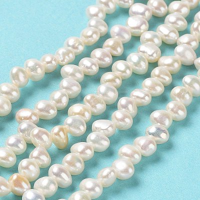 Natural Cultured Freshwater Pearl Beads Strands PEAR-J007-66-1
