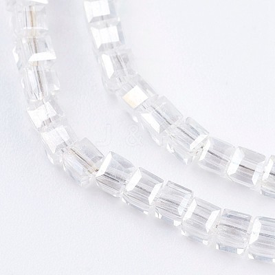 Electroplate Glass Beads Strands EGLA-F121-AB-A02-1