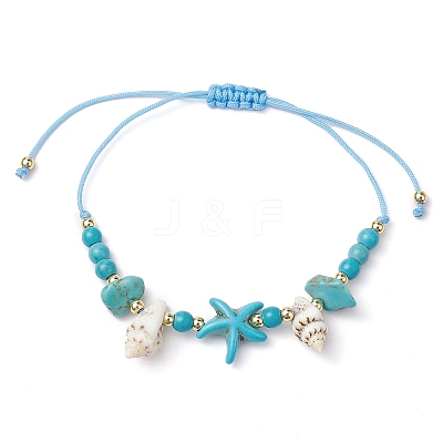 3Pcs 3 Styles Adjustable Braided Beads Bracelets Sets for Women BJEW-JB11164-1