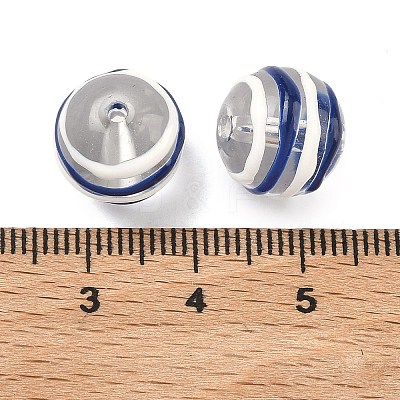 Transparent Glass Enamel Beads GLAA-P078-01A-05-1