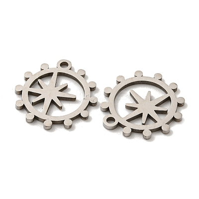 Non-Tarnish 316 Surgical Stainless Steel Pendants STAS-G325-14P-1