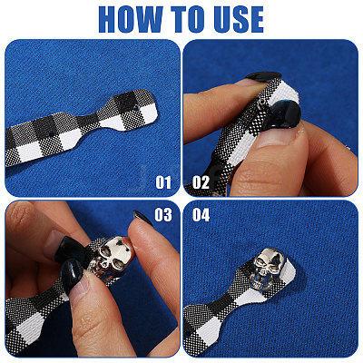 50Pcs Skull Alloy Rivets FIND-CA0011-72B-P-1