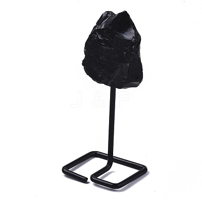 Natural Obsidian Display Decorations G-N0236-040A-01-1