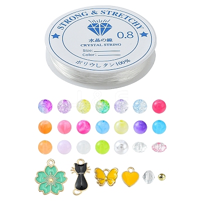 DIY Stretch Bracelet Making Kit DIY-FS0003-57-1