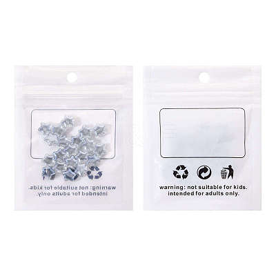20Pcs Transparent Spray Painted Glass Beads GLAA-YW0001-14-1