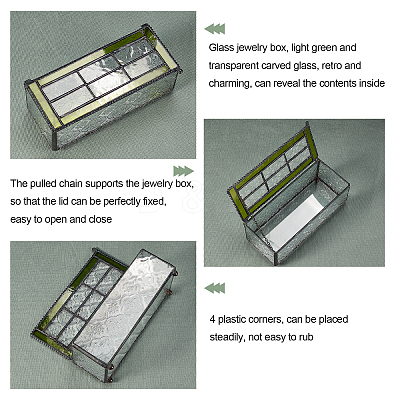 Tin Jewelry Box OBOX-WH0007-09-1