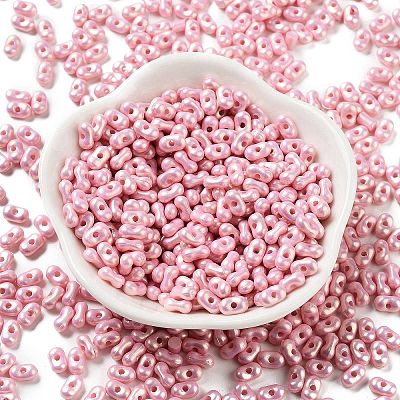 Spray Painted Opaque Acrylic Beads MACR-K359-12D-1