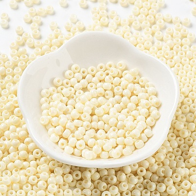 Baking Paint Glass Seed Beads SEED-H002-I-A518-1