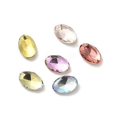 Glass Rhinestone Cabochons RGLA-P037-08A-D-1