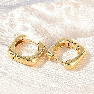 Brass Hoop Earrings KK-CBA30C7-34G-1