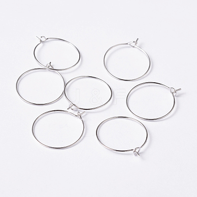 Brass Wine Glass Charm Rings EC067-1S-1