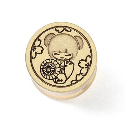 Wax Seal Brass Stamp Head STAM-P001-01G-27-1