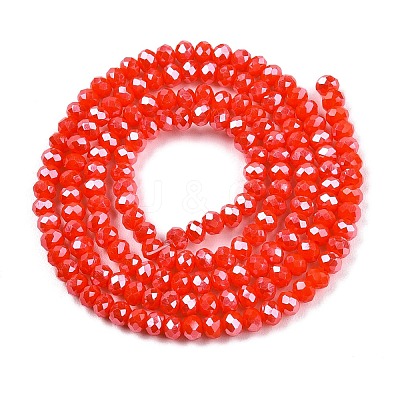 Electroplate Glass Beads Strands EGLA-A044-P2mm-A03-1
