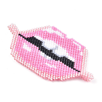 Handmade Seed Beads Links Connectors LS-SEED-I012-58A-1