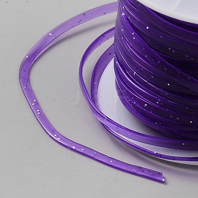 20M PVC Plastic Cord with Glitter Powder DIY-TAC0002-12B-1