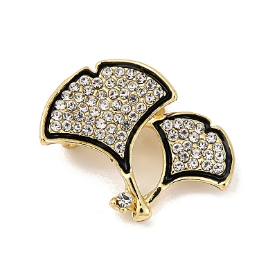 Zinc Alloy Rhinestone  Lapel Pins for Backpack Clothes JEWB-D305-02B-G-1