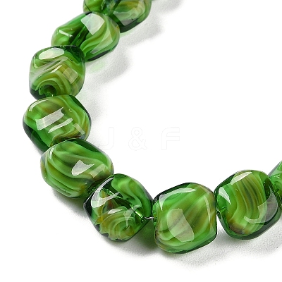 Handmade Milleflori Glass Beads Strands X-LAMP-M018-01A-05-1