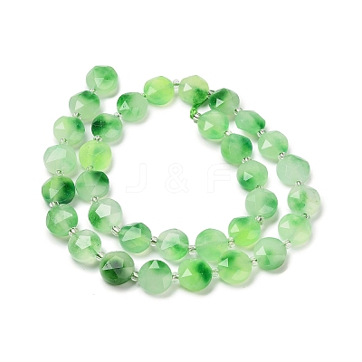 Dyed Natural White Jade Beads Strands G-C116-A181-01B-1