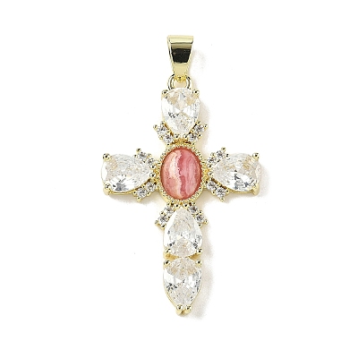 Natural Rhodochrosite Pendants G-P585-04G-05-1