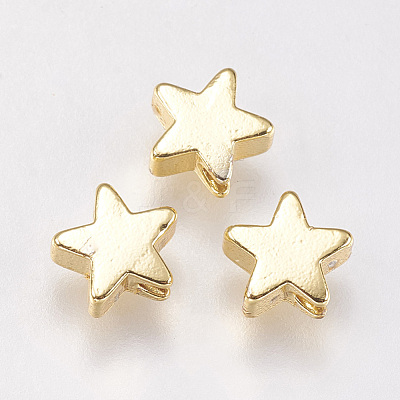 Brass Beads KK-E735-27G-1