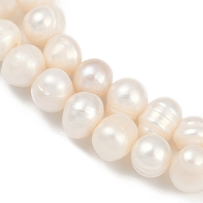 Natural Cultured Freshwater Pearl Beads Strands PEAR-I007-07Y-09A-1