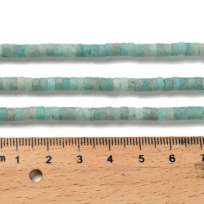 Natural Amazonite Beads Strands G-P575-B41-4x2mm-1