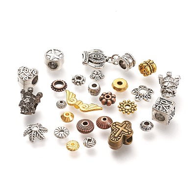 Tibetan Style Alloy Spacer Beads X-PALLOY-XCP0014-05-RS-1