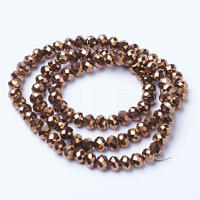 Electroplate Transparent Glass Beads Strands LS-EGLA-A034-T1mm-UA04-1