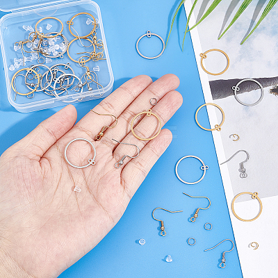 DIY Earring Making Finding Kit DIY-UN0004-77-1
