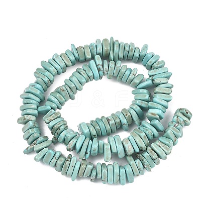 Natural Howlite Beads Strands G-A302-A01-03-1