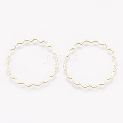Brass Linking Rings KK-S348-092-1