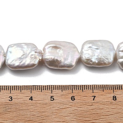 Natural Baroque Keshi Pearl Beads Strands PEAR-P064-01C-09A-1