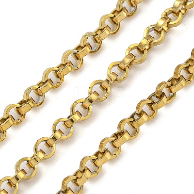 Ion Plating(IP) 304 Stainless Steel Rolo Chains CHS-G038-02G-1